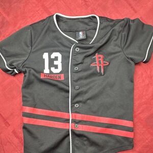 NBA Houston Rockets Harden #13 Black Jersey S (8)